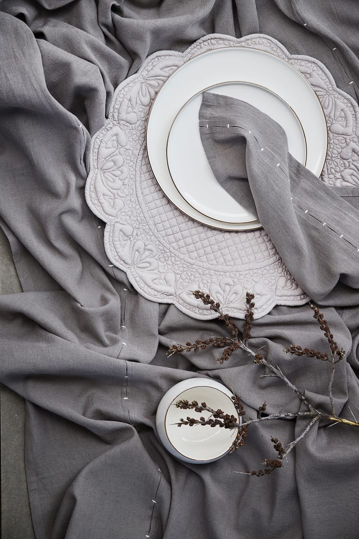 Plato Clara Ø26 cm, White-light gold Lene Bjerre