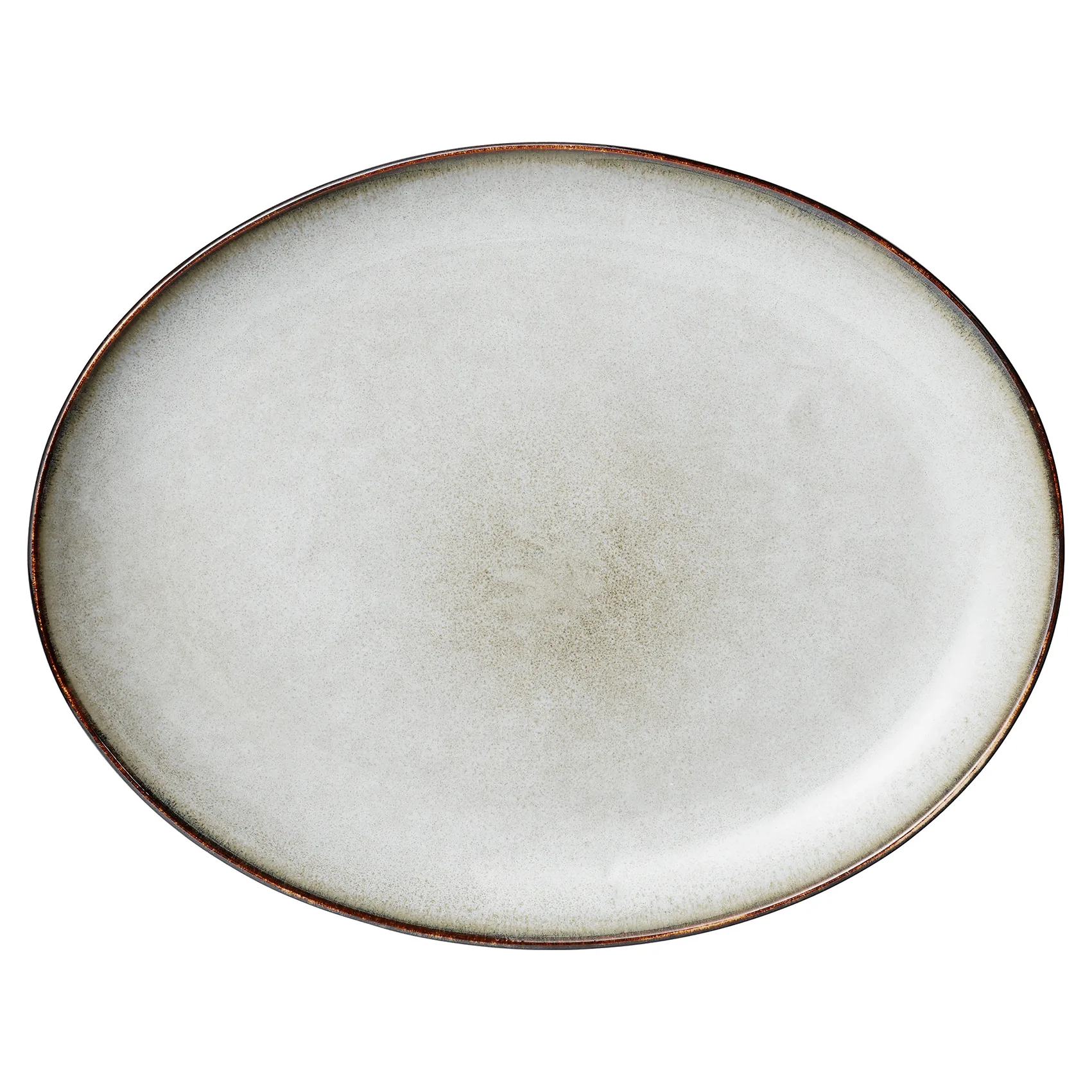 Plato ovalado Amera, gris Lene Bjerre
