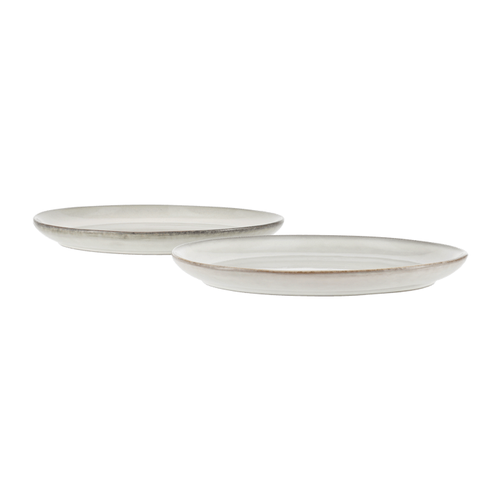 Plato ovalado Amera, White sands Lene Bjerre