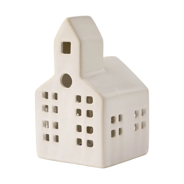 Portavelas Mythel - Blanco, 8,7x8,5x14,2 cm - Lene Bjerre