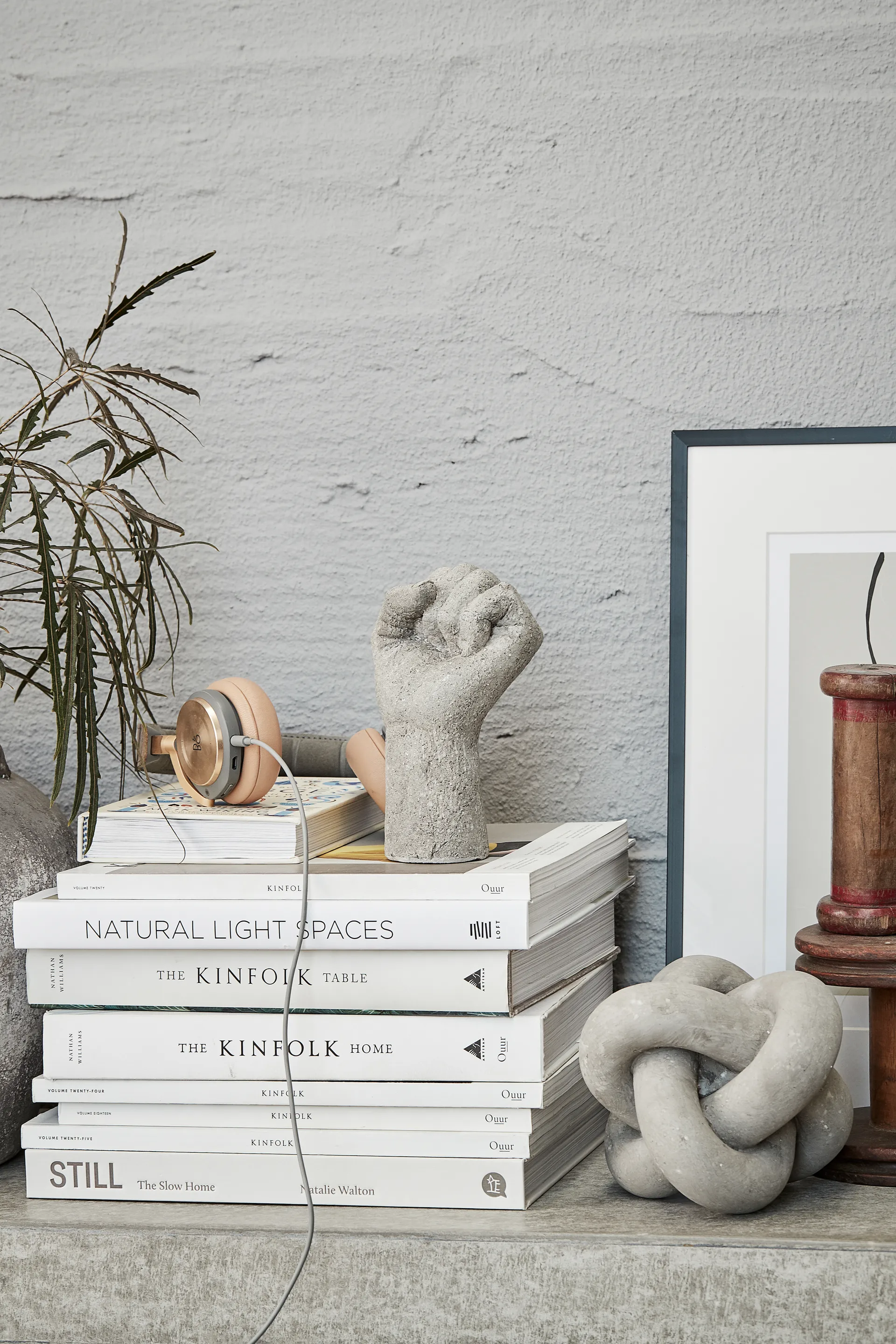 Serafina Decoración nudo 13 cm, Grey Lene Bjerre