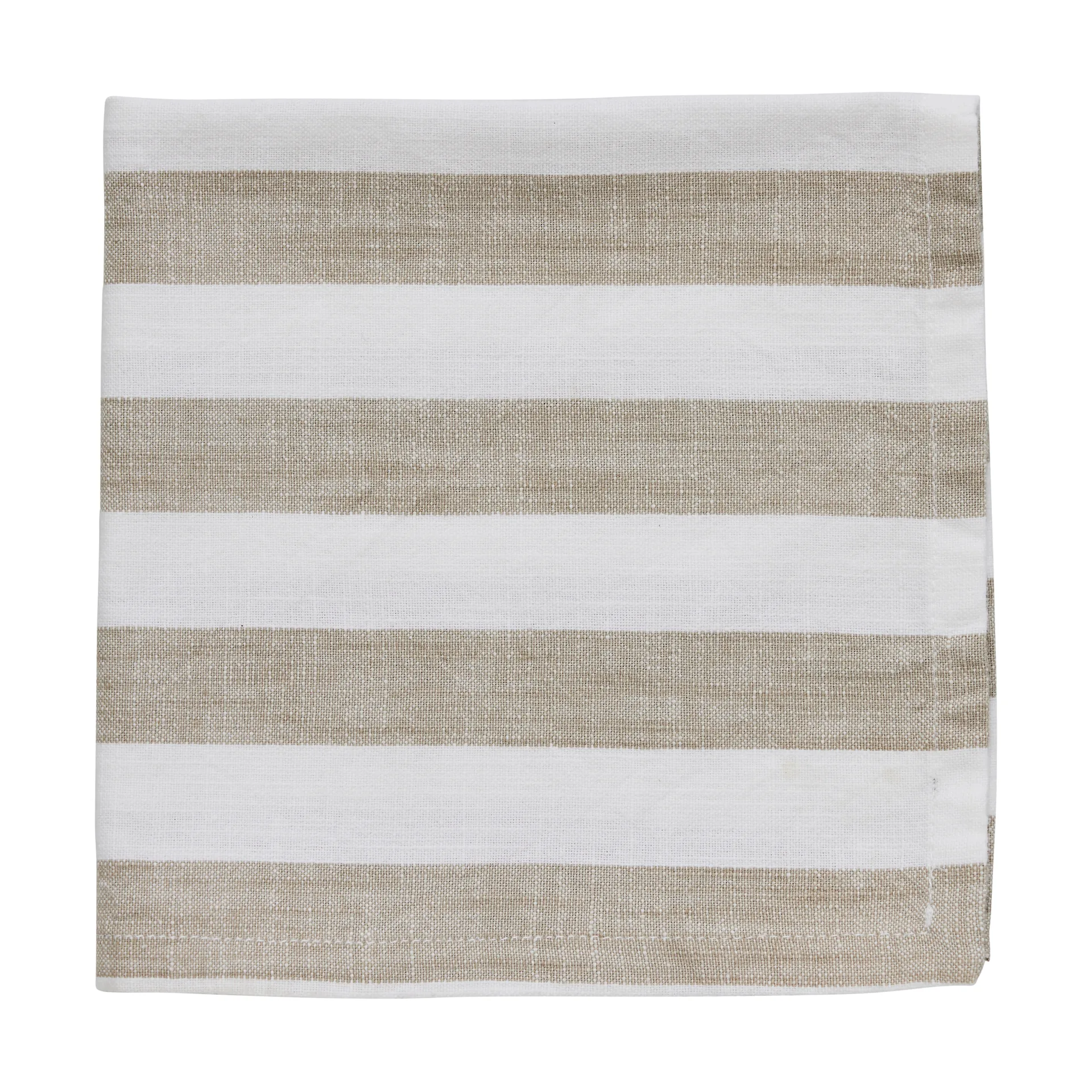 Servilleta de algodón Olivia 40x40 cm, Off White-Linen Lene Bjerre