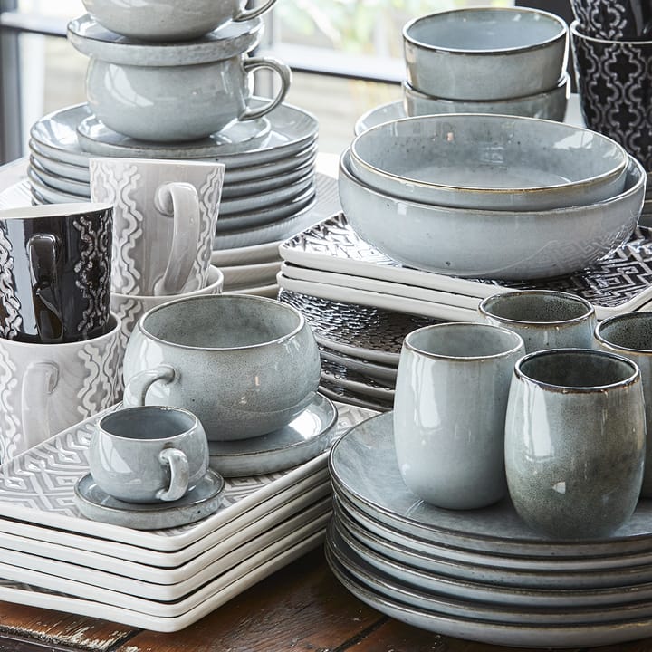 Taza espresso y platillo Amera, gris Lene Bjerre