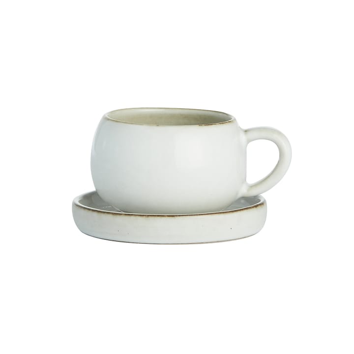 Taza espresso y platillo Amera - White sands - Lene Bjerre
