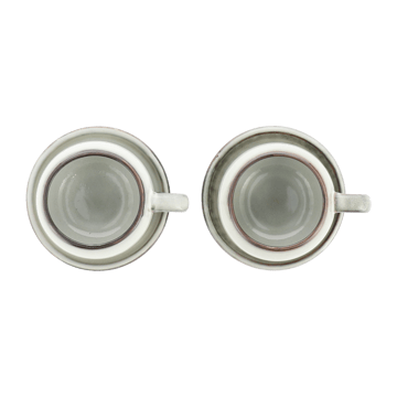 Taza espresso y platillo Amera - White sands - Lene Bjerre