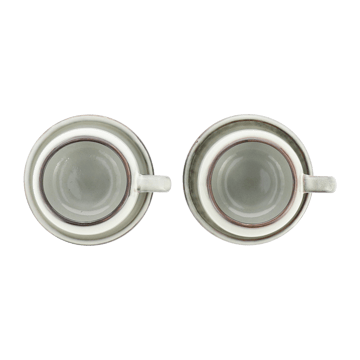 Taza espresso y platillo Amera - White sands - Lene Bjerre