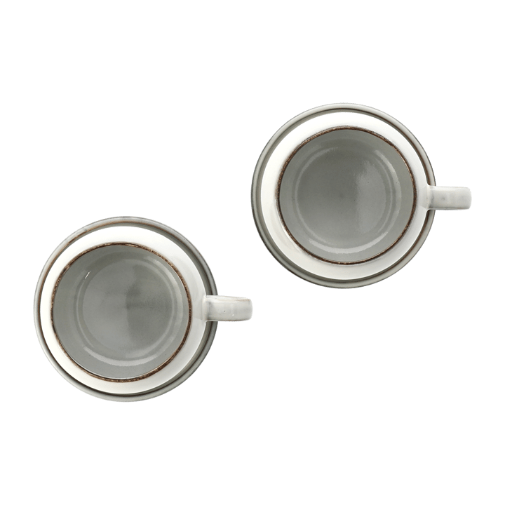 Taza y plato Amera, White sands Lene Bjerre