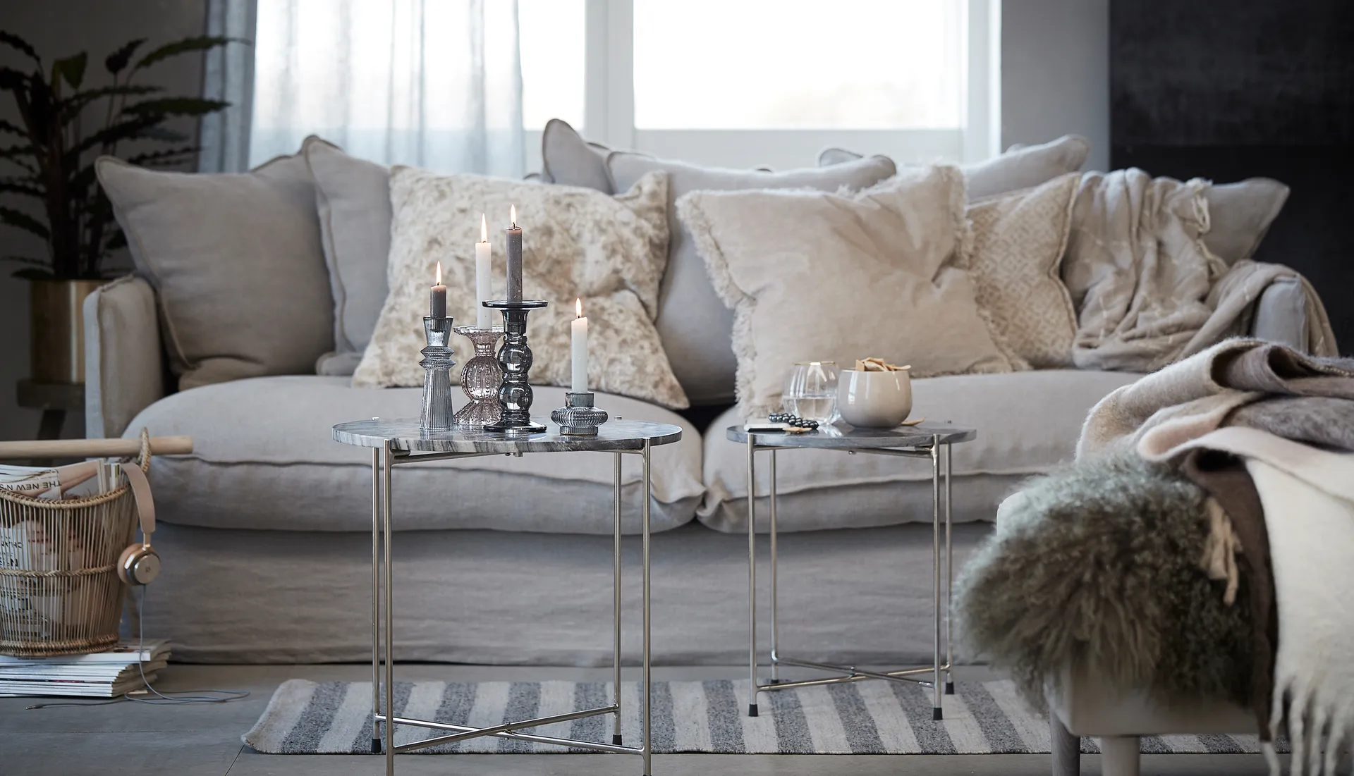 Vaso Claudine 49 cl, Clear-light gold Lene Bjerre