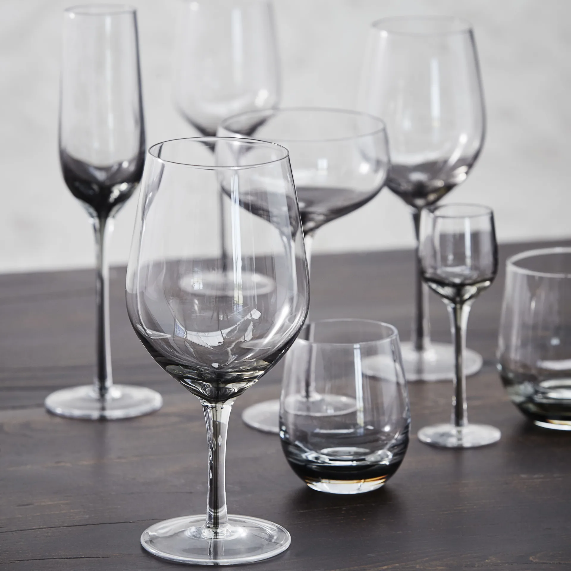 Vaso de agua Victorinne 25 cl, Smoke Lene Bjerre