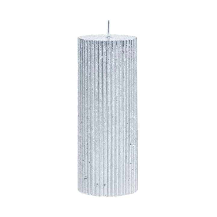 Vela Lissa Ø6x15 cm - Plata - Lene Bjerre