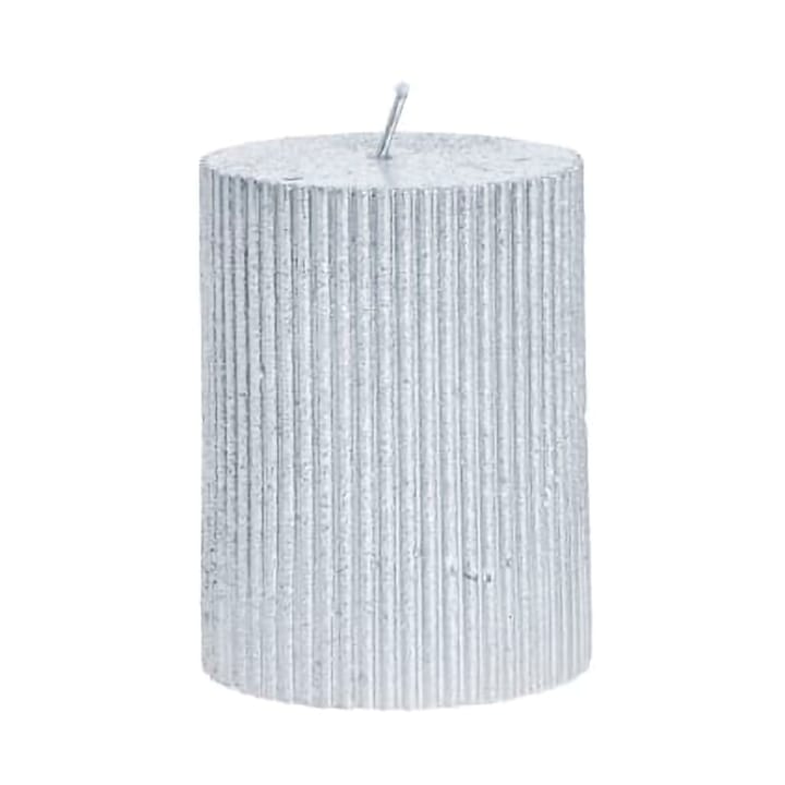 Vela Lissa Ø7x10 cm - Plata - Lene Bjerre