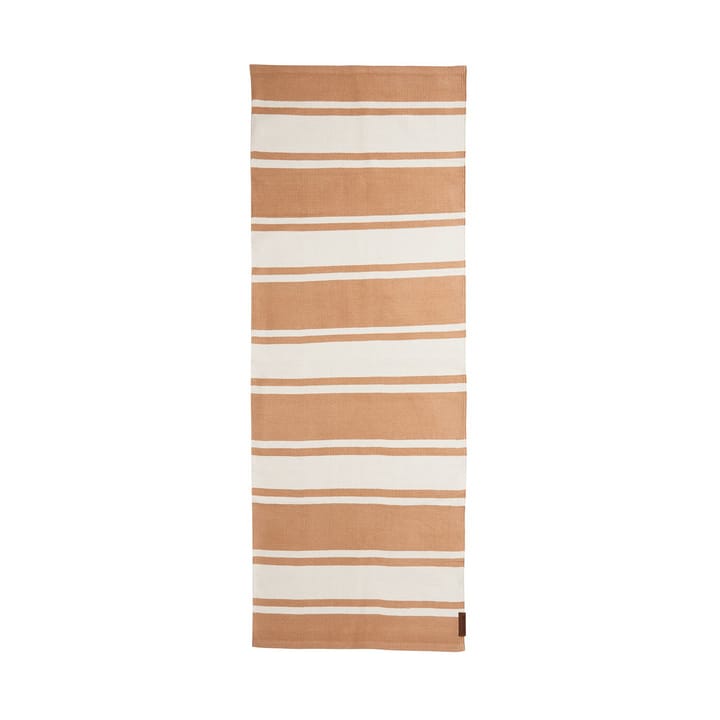 Alfombra de pasillo Organic Striped Cotton 80x220 cm - Blue-white - Lexington