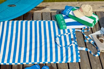 Alfombra de playa Striped 190x70 cm - Azul-blanco - Lexington