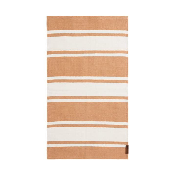Alfombra Organic Striped Cotton 170x240 cm - Blue-white - Lexington