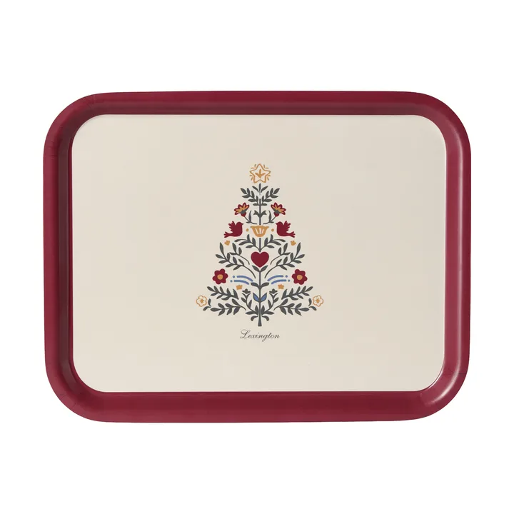 Bandeja de servir laminada Lexington - Red-light beige, 36x28 cm - Lexington