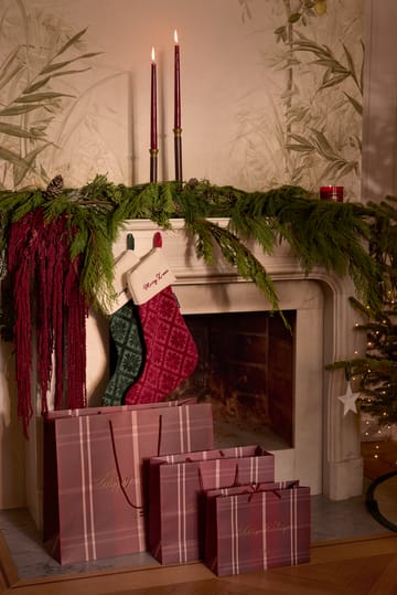 Calcetín de Navidad Jacquard de algodón eco/viscosa - Green - Lexington