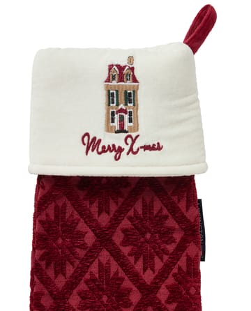 Calcetín de Navidad Jacquard de algodón eco/viscosa - Red - Lexington