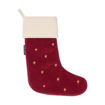 Calcetín navideño Lexington velvet - Red, 45 cm - Lexington