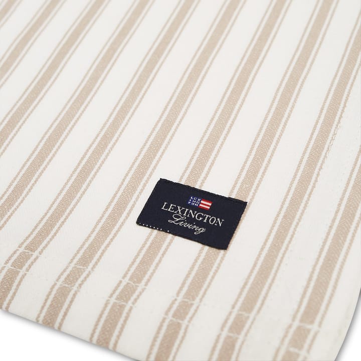 Camino de mesa Icons Herringbone Striped 50x150 cm, Beige-white Lexington