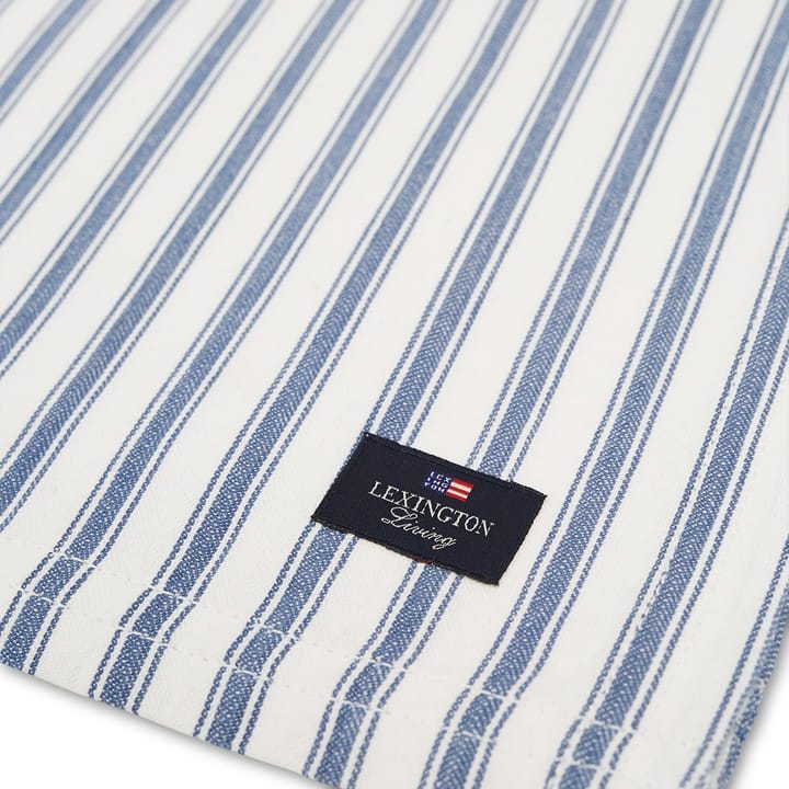 Camino de mesa Icons Herringbone Striped 50x150 cm, Blue-white Lexington