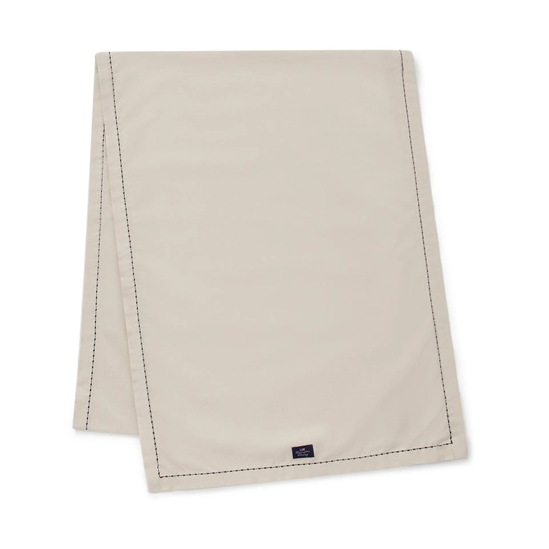 Camino de mesa Organic Cotton Oxford stitches 50x250 cm, Beige Lexington