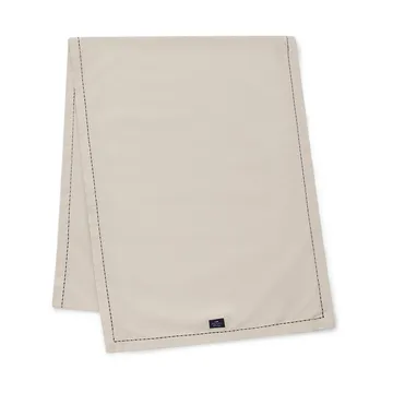 Camino de mesa Organic Cotton Oxford stitches 50x250 cm - Beige - Lexington