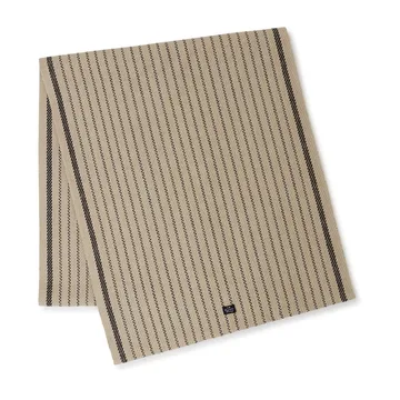Camino de mesa Striped Jute Cotton 50x250 cm - Beige-dark gray - Lexington