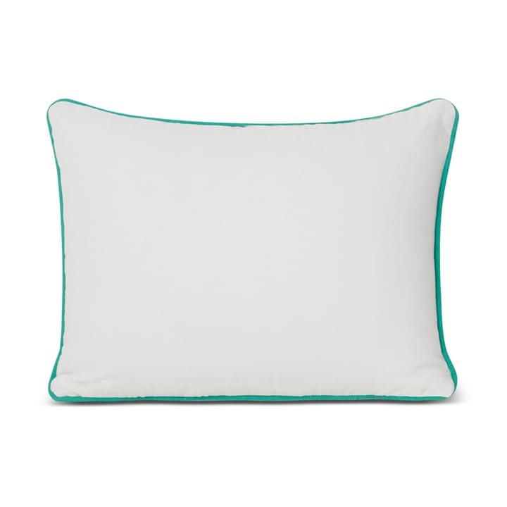 Cojín Beach Club Small Embroidered 30x40 cm, Azul-blanco-verde Lexington
