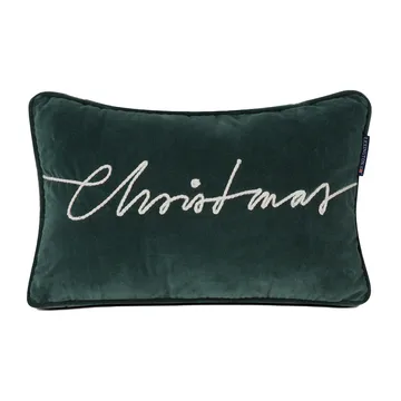Cojín Christmas Cotton Velvet 30x50 cm - Verde - Lexington
