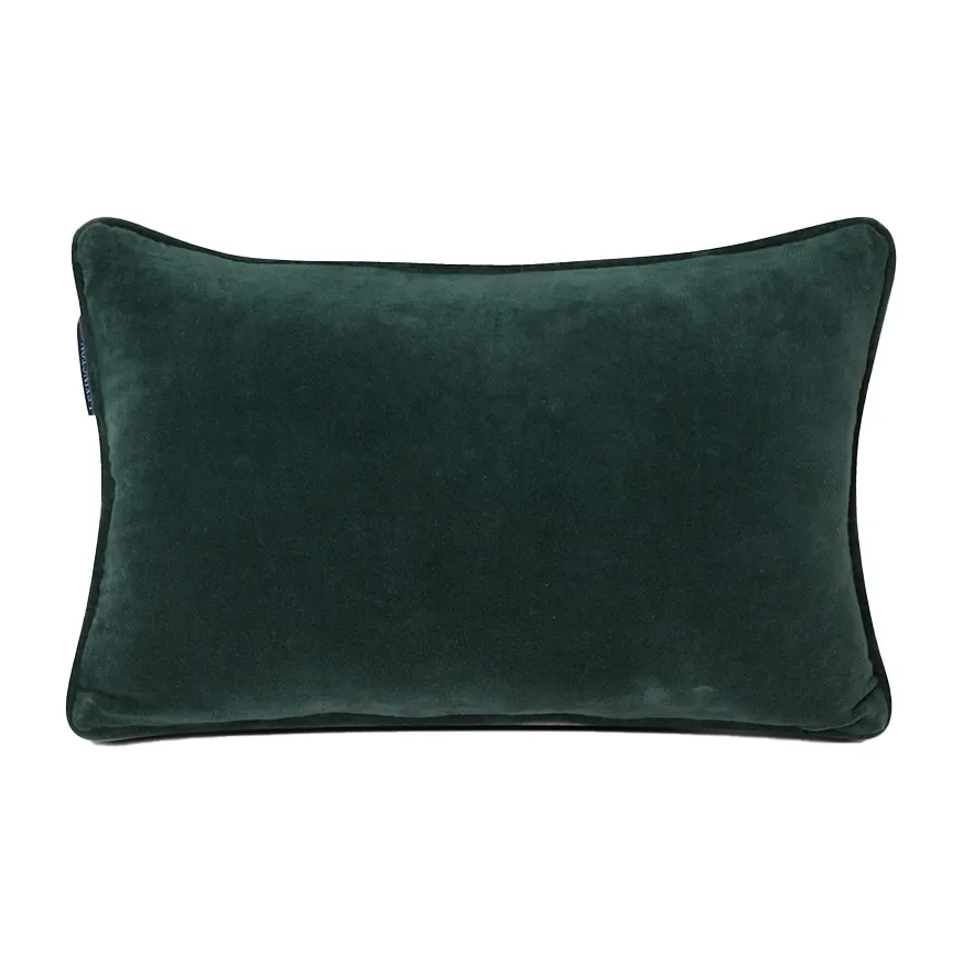 Cojín Christmas Cotton Velvet 30x50 cm, Verde Lexington