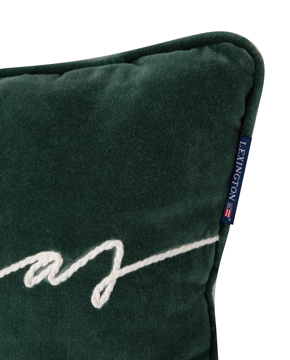Cojín Christmas Cotton Velvet 30x50 cm, Verde Lexington