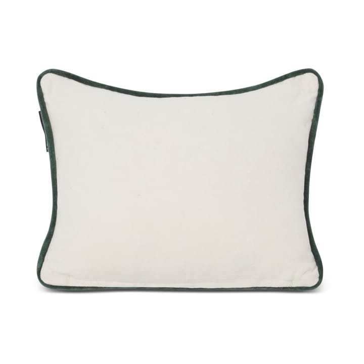 Cojín Holiday Car Organic Cotton Velvet 30x40 cm, White-red multi Lexington