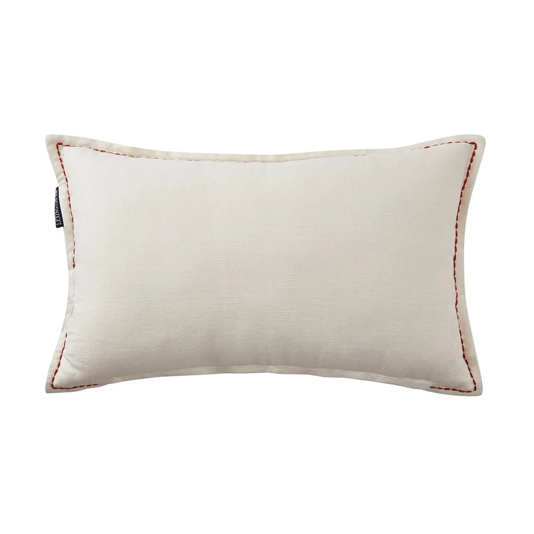 Cojín Logo Embroidered by the ocean 30x50 cm, White Lexington