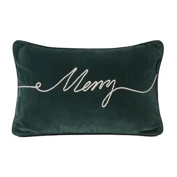 Cojín Merry Cotton Velvet 30x50 cm - Verde - Lexington