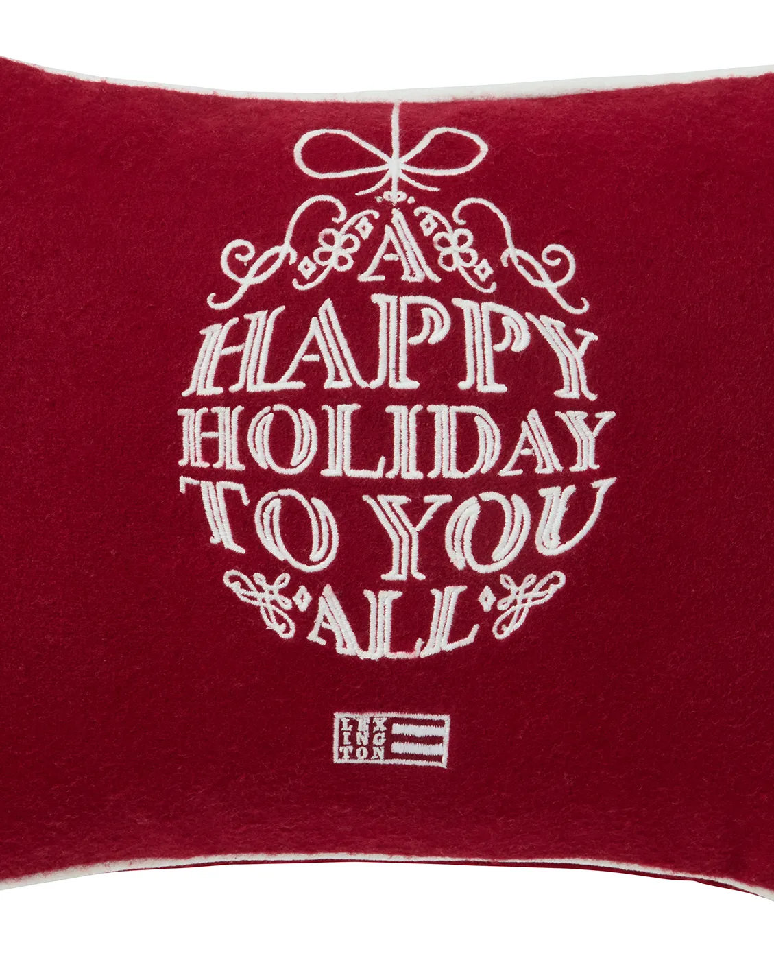 Cojín Ornament mezcla de lana 30x40 cm, Red-white Lexington