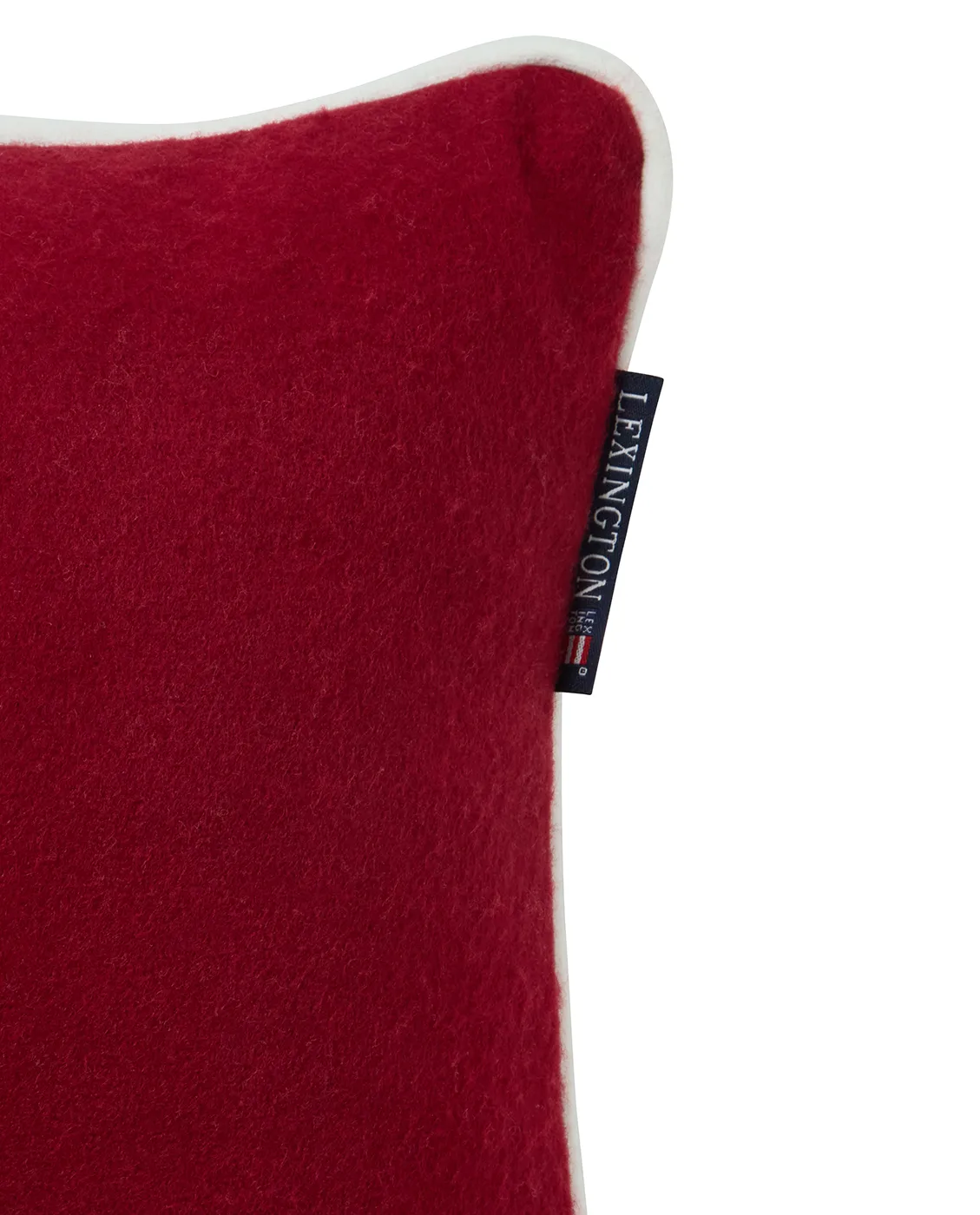 Cojín Ornament mezcla de lana 30x40 cm, Red-white Lexington