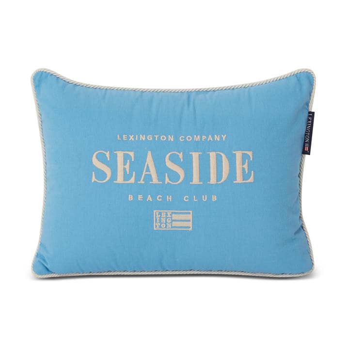 Cojín Seaside Small Organic Cotton Twill 30x40 cm - Azul-beige claro - Lexington