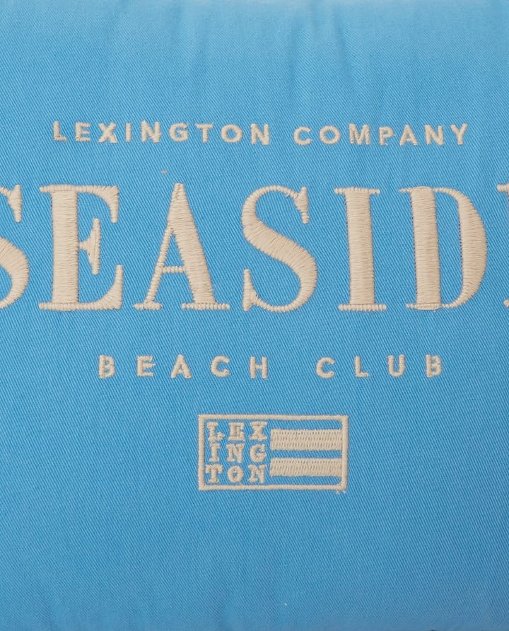 Cojín Seaside Small Organic Cotton Twill 30x40 cm, Azul-beige claro Lexington