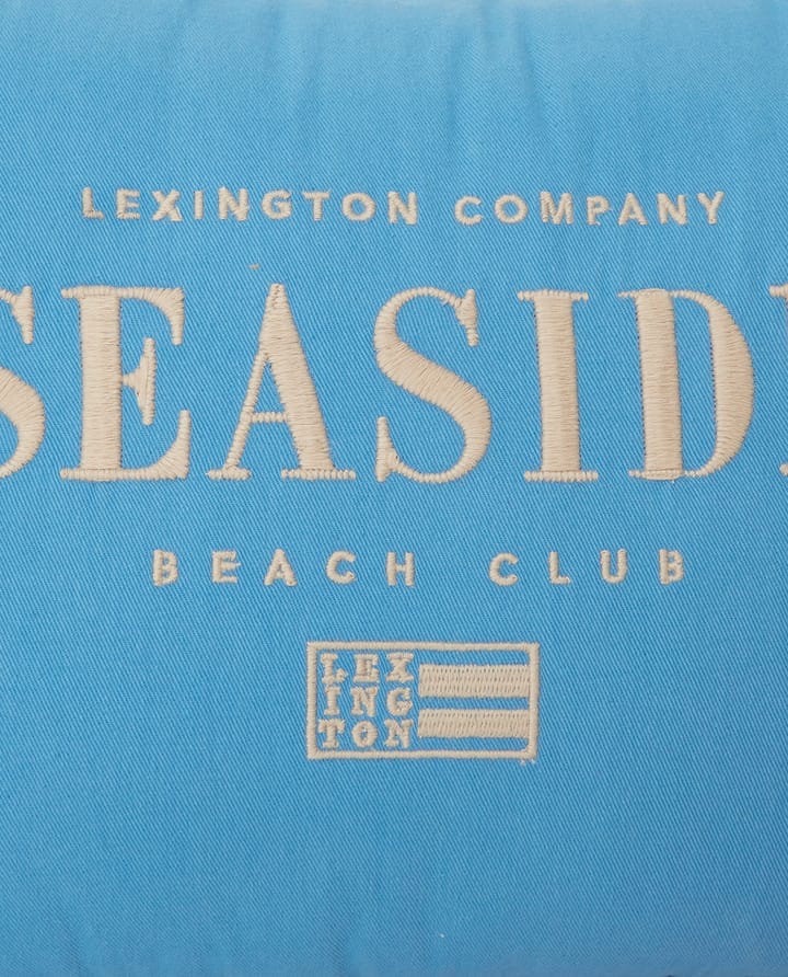 Cojín Seaside Small Organic Cotton Twill 30x40 cm - Azul-beige claro - Lexington