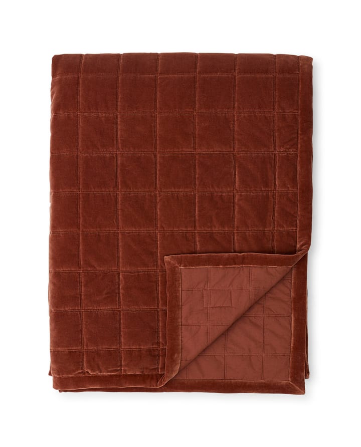 Colcha Cotton Velvet quilted 160x240 cm, Rustic Brown Lexington