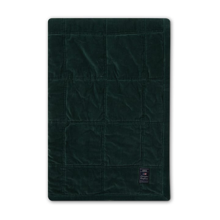 Colcha Cotton Velvet quilted 160x240 cm - Verde - Lexington