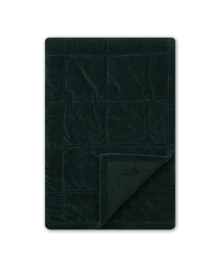 Colcha Cotton Velvet quilted 160x240 cm, Verde Lexington