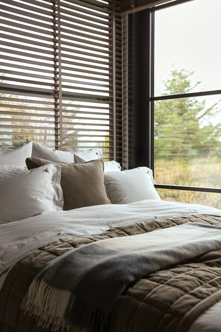 Colcha Cotton Velvet quilted 160x240 cm, Walnut Lexington