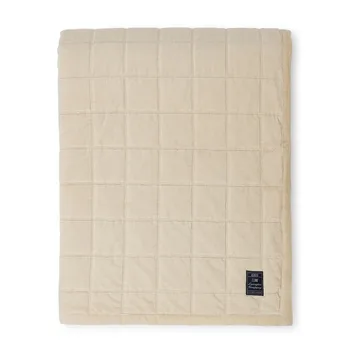 Colcha Cotton Velvet quilted 240x260 cm - Light beige - Lexington