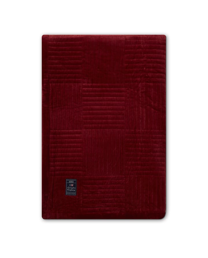 Colcha Cotton Velvet Star 160x240 cm, Rojo Lexington