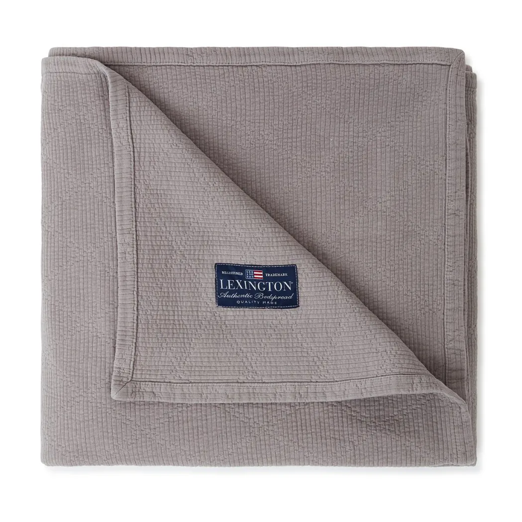 Colcha de cama Icons Quilted 240x260 cm, Gray Lexington