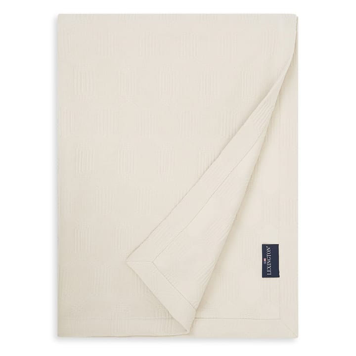 Colcha de cama Jacquard 240x260 cm - Off white - Lexington