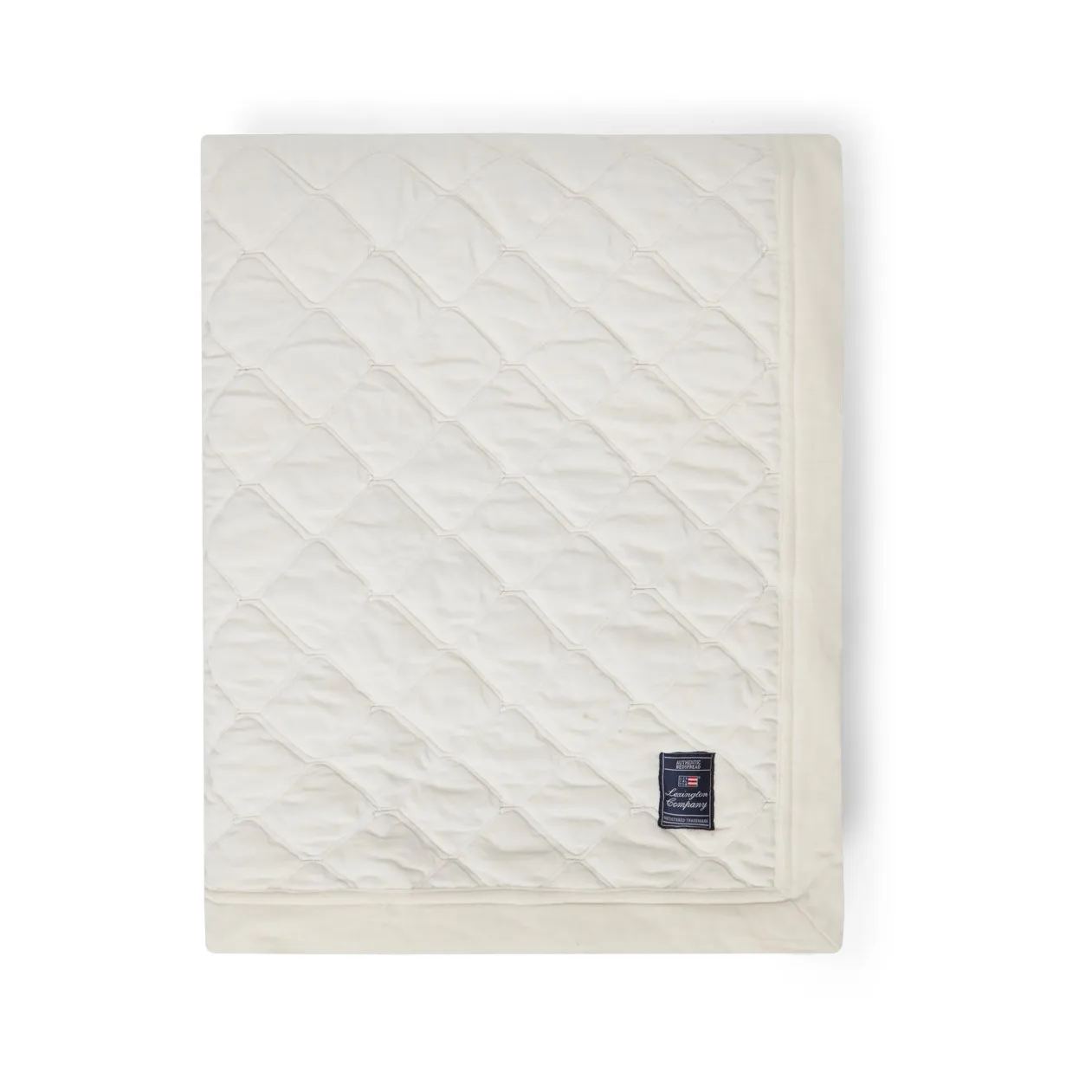 Colcha de cama Quilted Organic Cotton Velvet240x260 cm, Snow white Lexington
