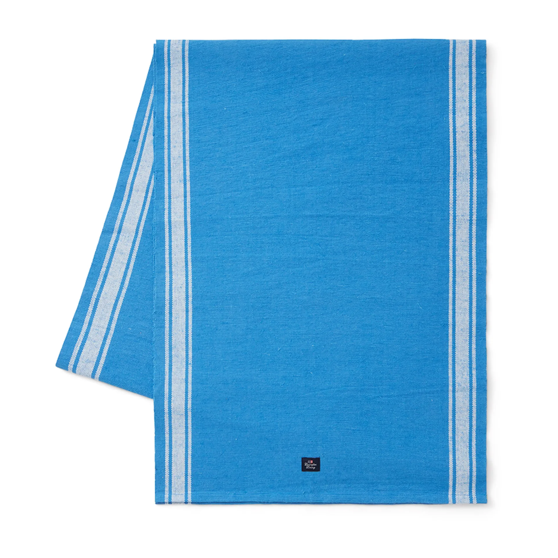 Corremesas Cotton Jute Side Stripes 50x250 cm, Azul-blanco Lexington