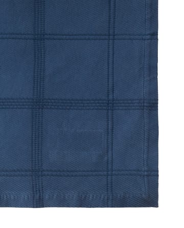 Cubrecama Checked Jacquard 160x240 cm - Denim blue - Lexington